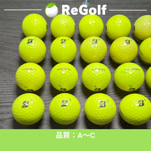 【中古】 【送料無料】 ロストボール ブリヂストン TOUR B RXS イエロー 年式混合 20球 ACランク リゴルフ